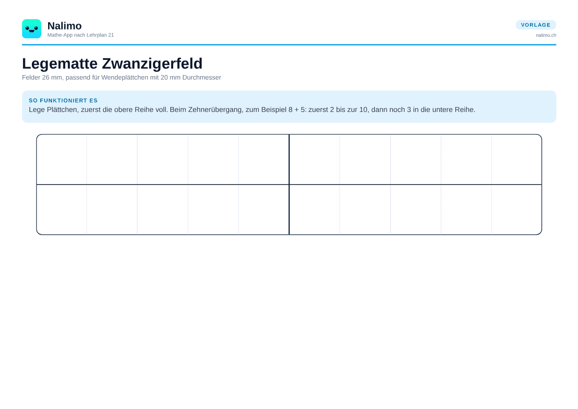 Vorschau Seite 3: Legematte